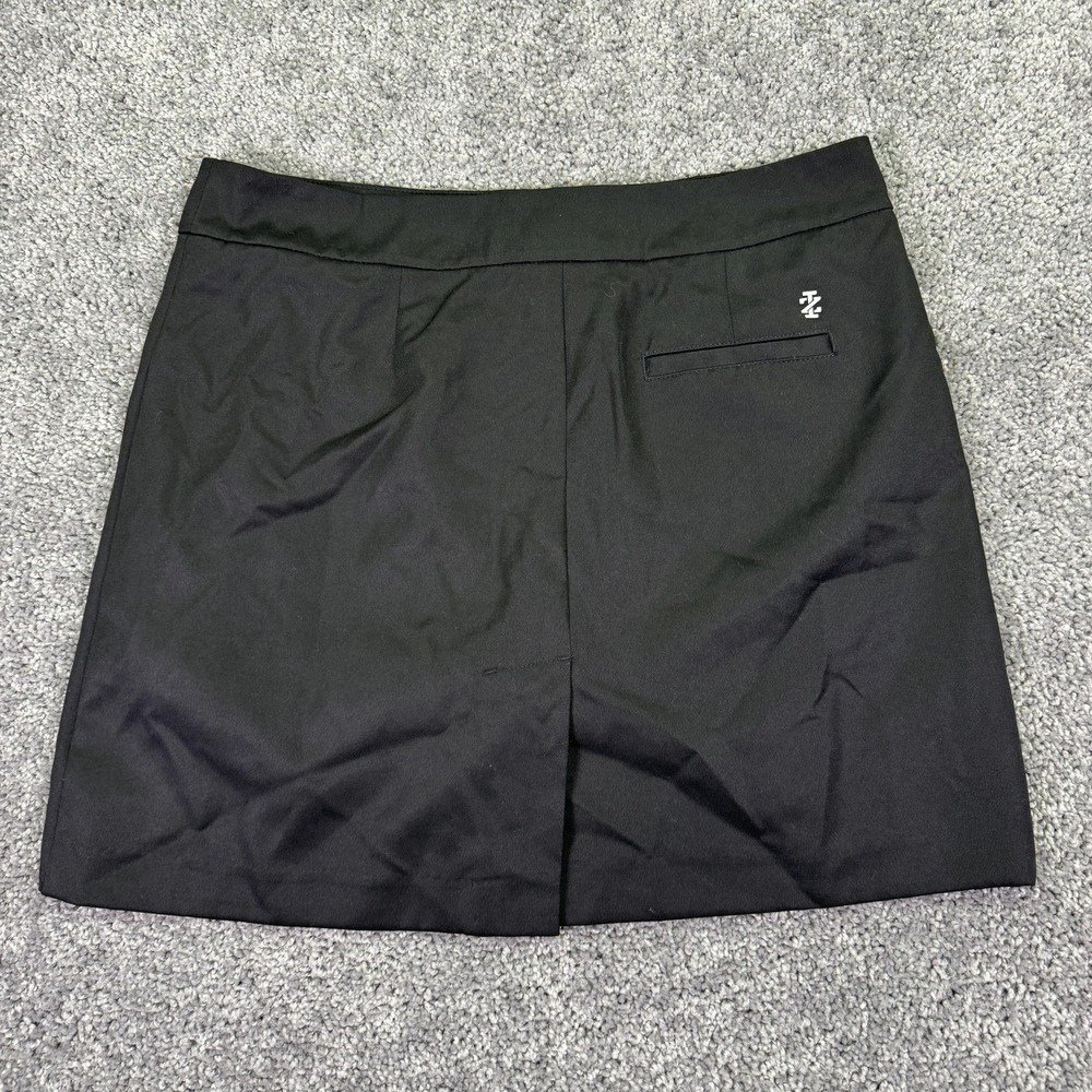 IZOD Golf Skort Womens 8 Black Pull On Lined Pockets Athletic Summer Casual - Picture 2 of 9